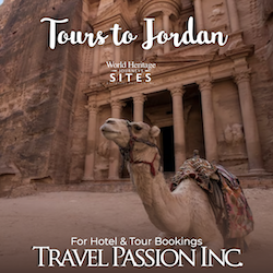 Tours to Jordan by Travel Passion Inc.