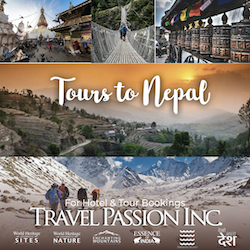 Tours to Nepal by Travel Passion Inc.