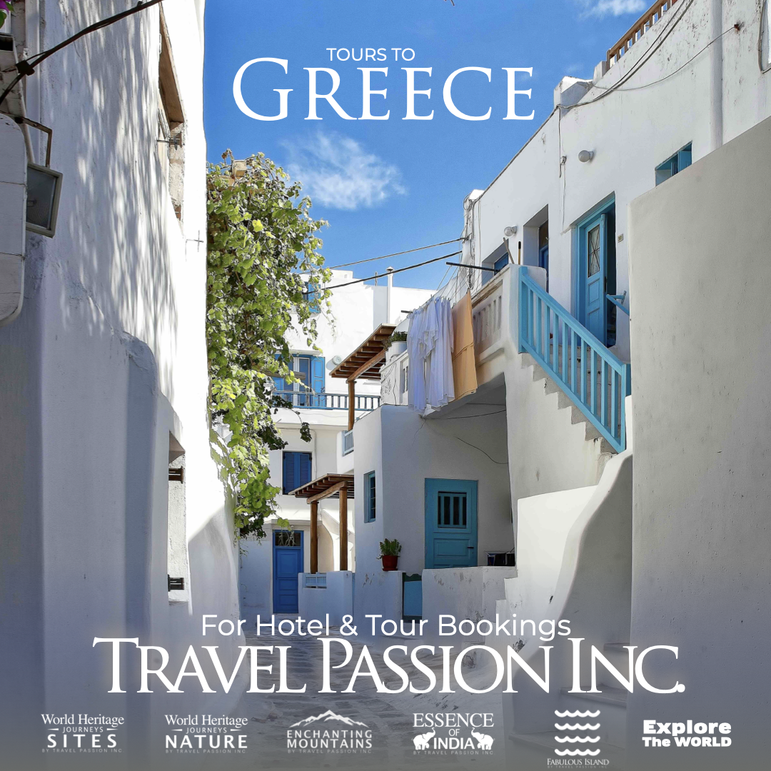 Plan your dream vacation today in Greece with Travel Passion Inc.